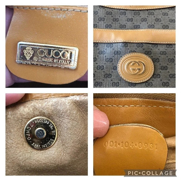 Vintage 90s Gucci GG Brown Leather Shoulder Bag 15" X 9" Crossbody Guccissima - Picture 2 of 16